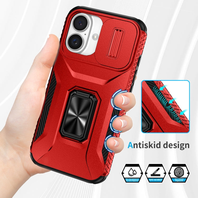 For iPhone 16 Sliding Camshield Holder Phone Case
