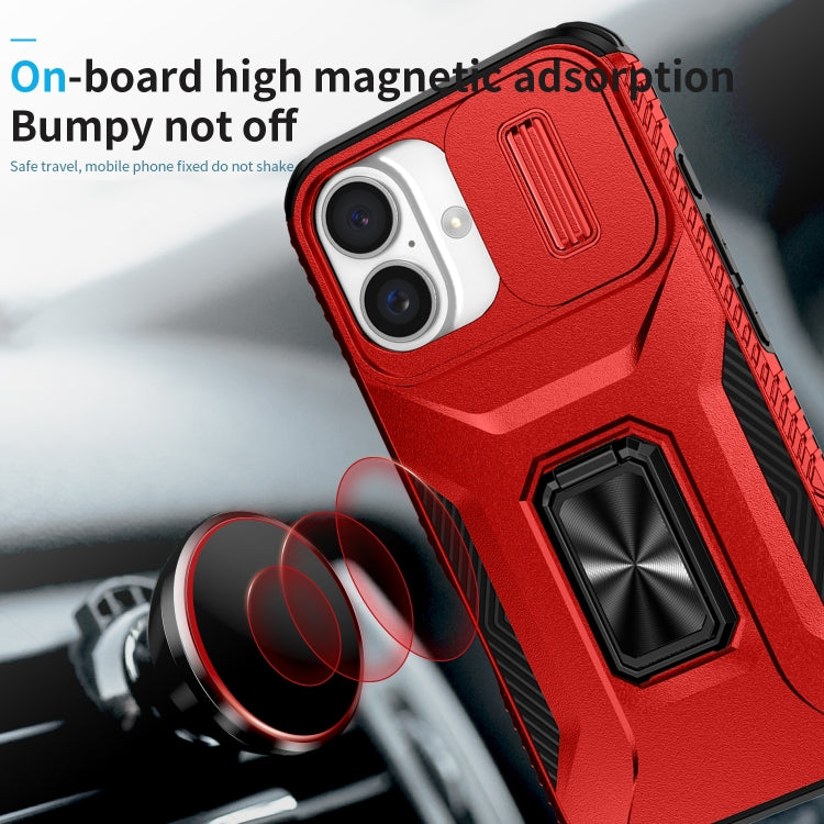 For iPhone 16 Sliding Camshield Holder Phone Case