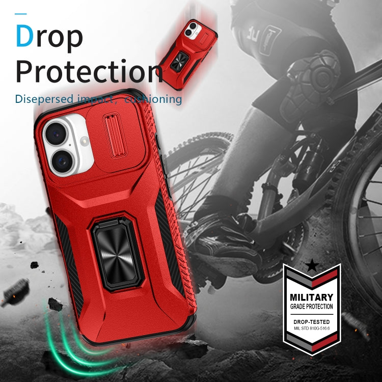 For iPhone 16 Sliding Camshield Holder Phone Case