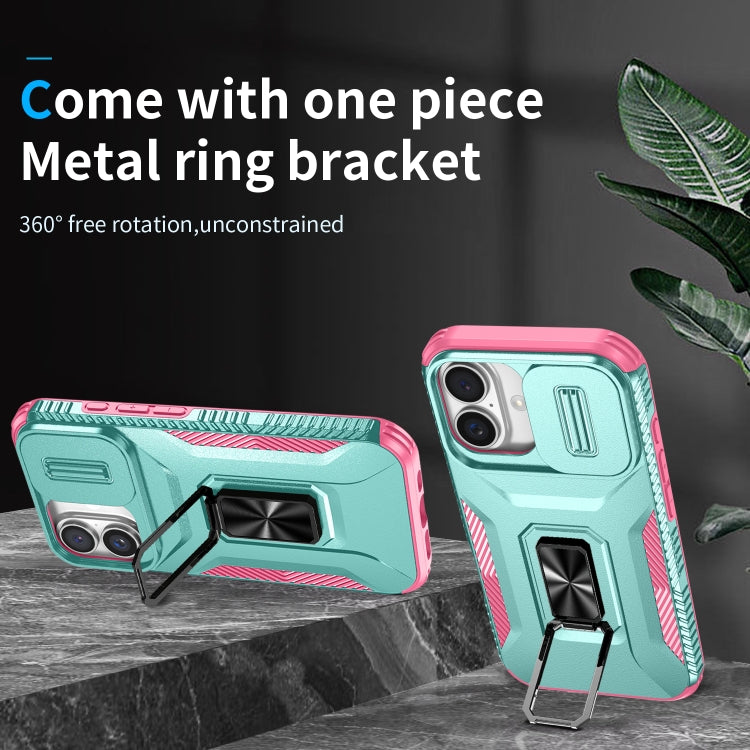 For iPhone 16 Sliding Camshield Holder Phone Case