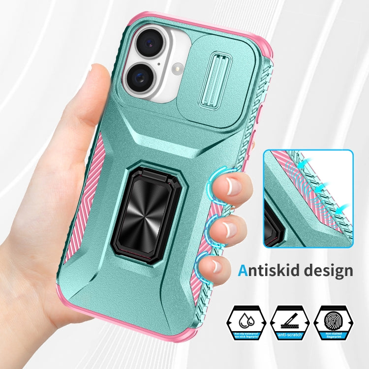 For iPhone 16 Sliding Camshield Holder Phone Case