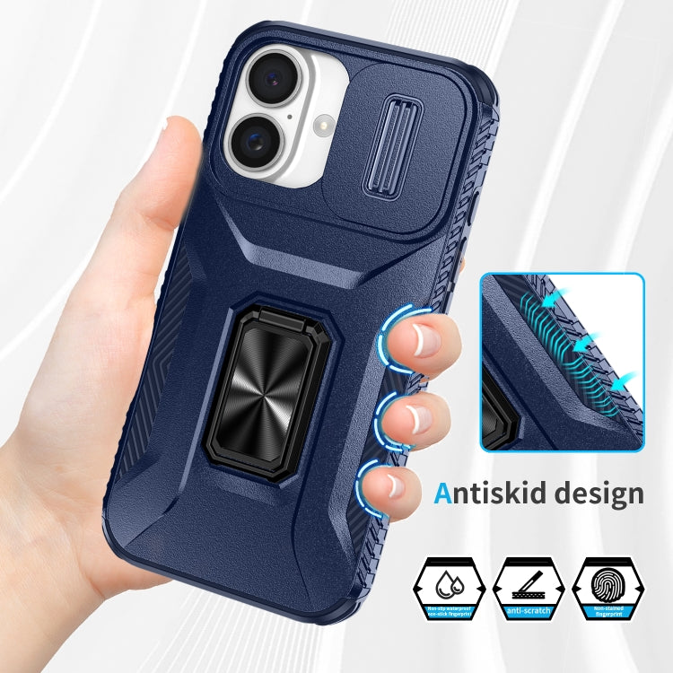 For iPhone 16 Sliding Camshield Holder Phone Case