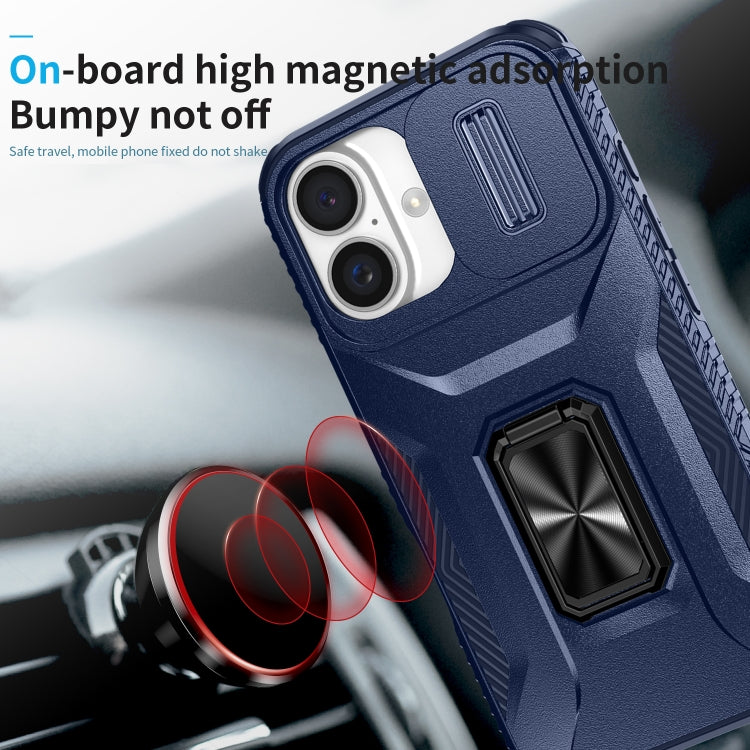 For iPhone 16 Sliding Camshield Holder Phone Case