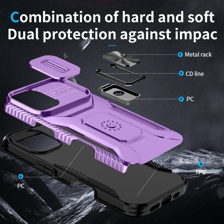 For iPhone 16 Sliding Camshield Holder Phone Case