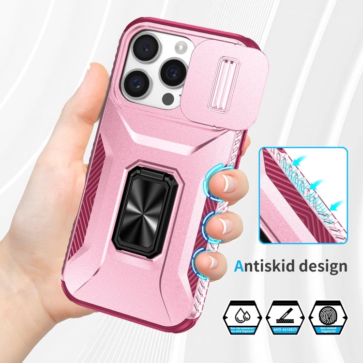 For iPhone 16 Pro Sliding Camshield Holder Phone Case
