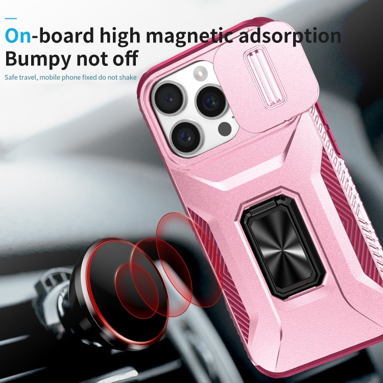 For iPhone 16 Pro Sliding Camshield Holder Phone Case