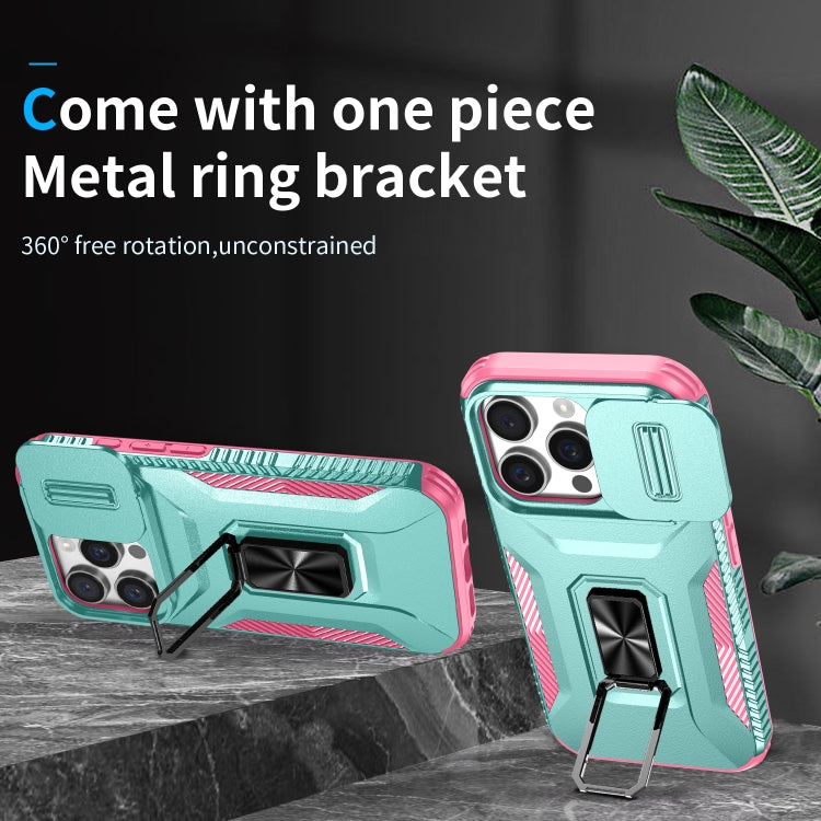 For iPhone 16 Pro Sliding Camshield Holder Phone Case