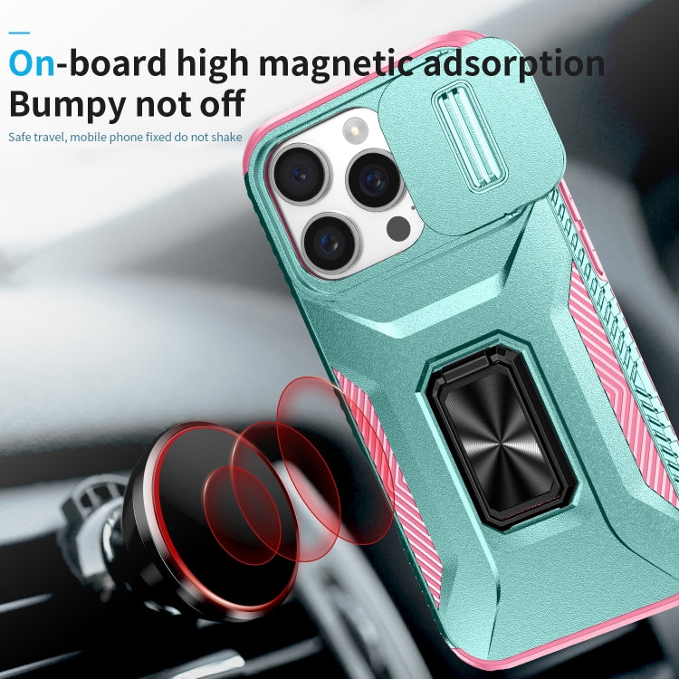 For iPhone 16 Pro Sliding Camshield Holder Phone Case