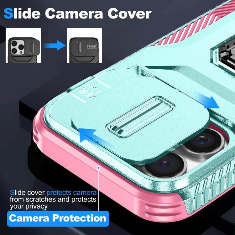 For iPhone 16 Pro Sliding Camshield Holder Phone Case