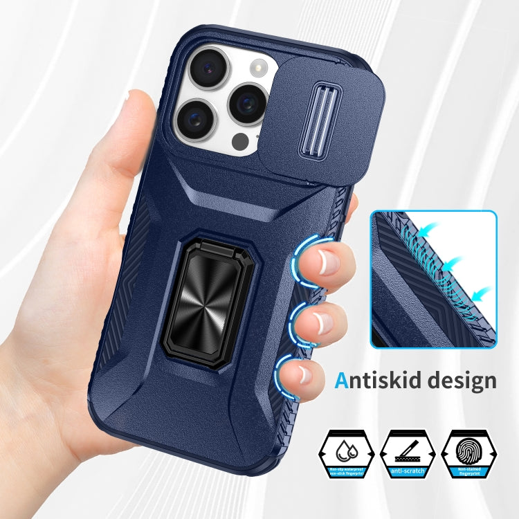 For iPhone 16 Pro Sliding Camshield Holder Phone Case