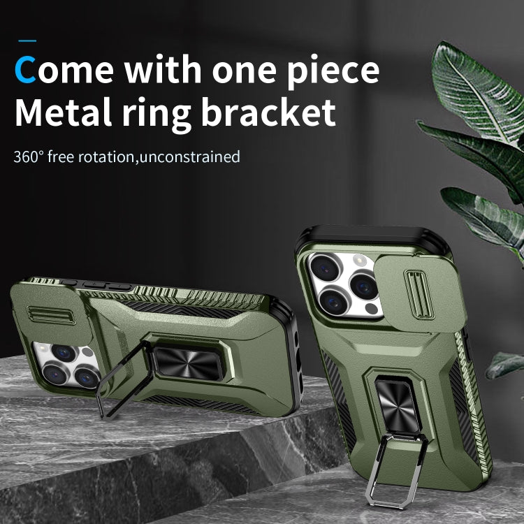 For iPhone 16 Pro Max Sliding Camshield Holder Phone Case