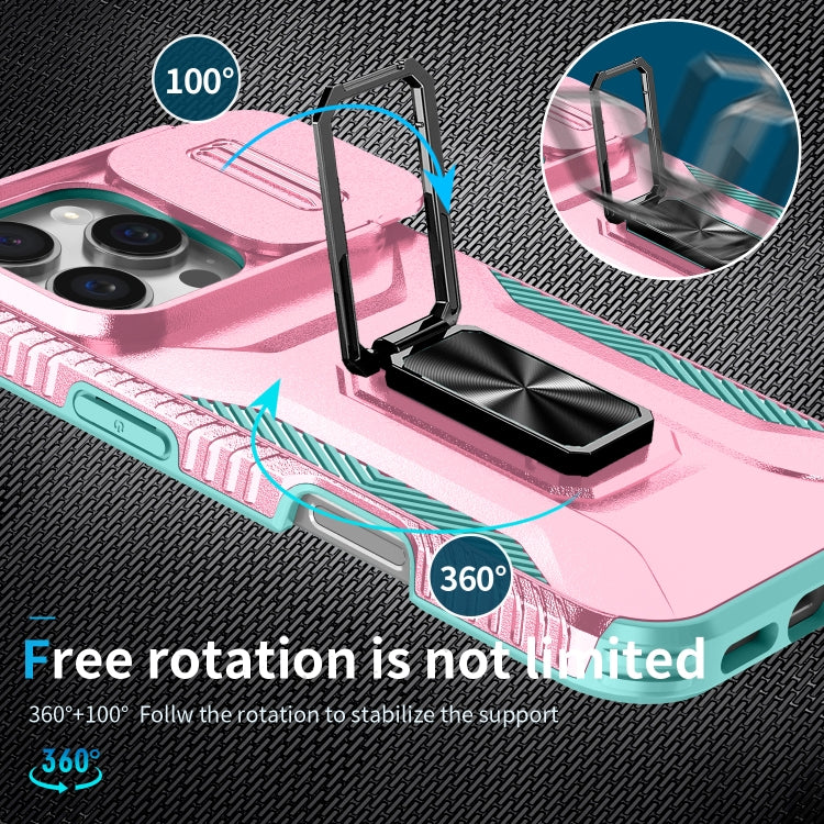 For iPhone 16 Pro Max Sliding Camshield Holder Phone Case