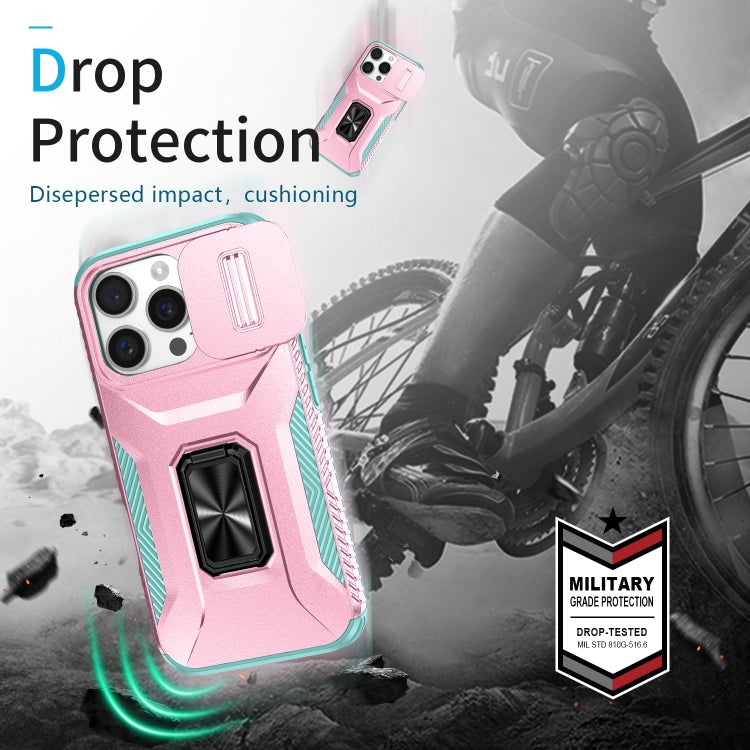 For iPhone 16 Pro Max Sliding Camshield Holder Phone Case