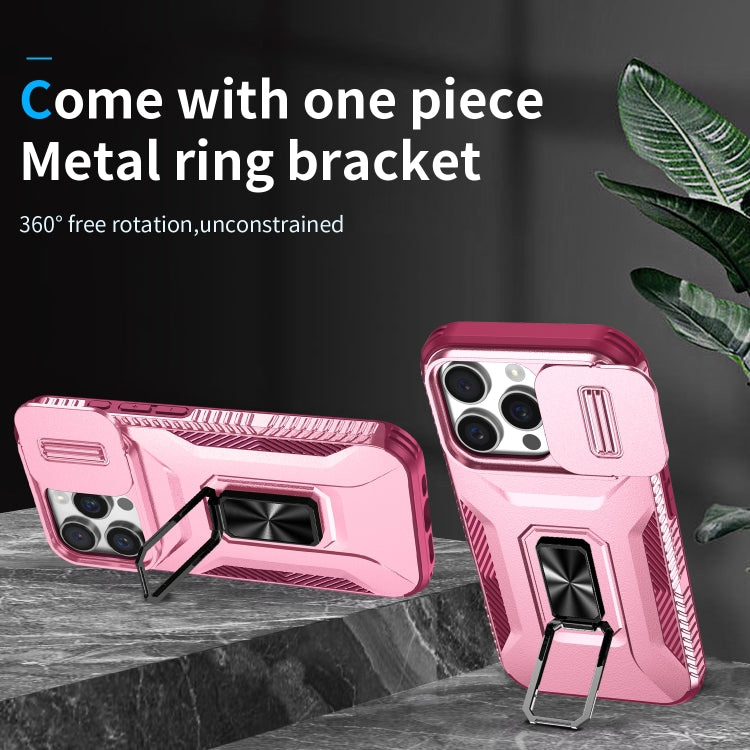 For iPhone 16 Pro Max Sliding Camshield Holder Phone Case