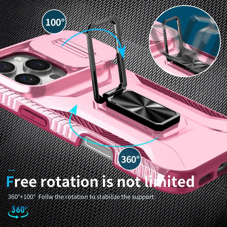For iPhone 16 Pro Max Sliding Camshield Holder Phone Case