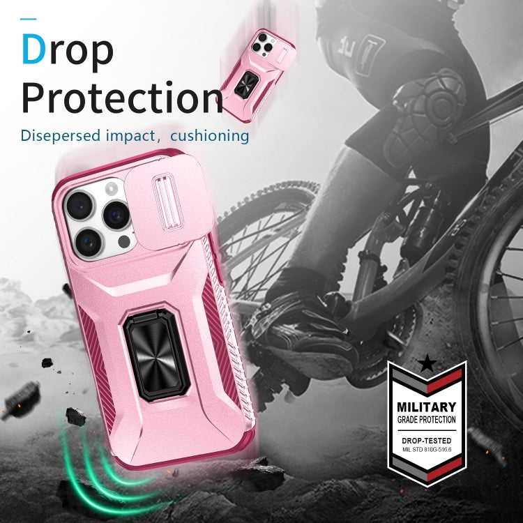 For iPhone 16 Pro Max Sliding Camshield Holder Phone Case