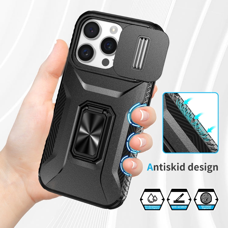 For iPhone 16 Pro Max Sliding Camshield Holder Phone Case
