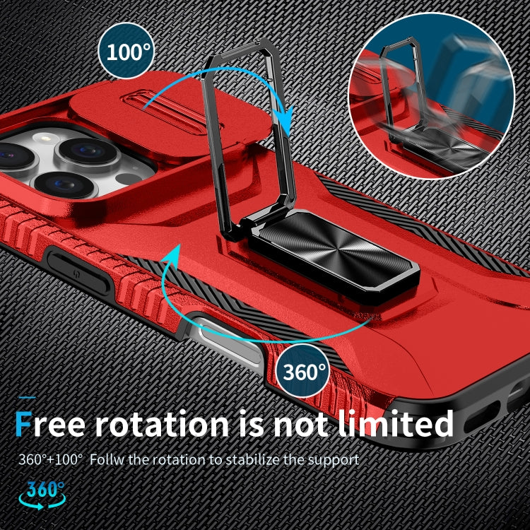 For iPhone 16 Pro Max Sliding Camshield Holder Phone Case