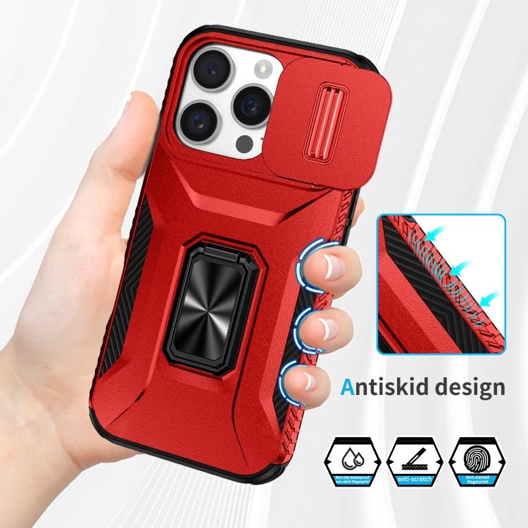 For iPhone 16 Pro Max Sliding Camshield Holder Phone Case