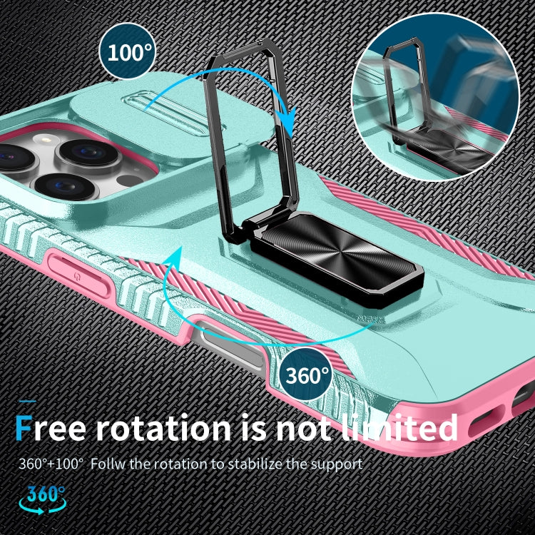 For iPhone 16 Pro Max Sliding Camshield Holder Phone Case