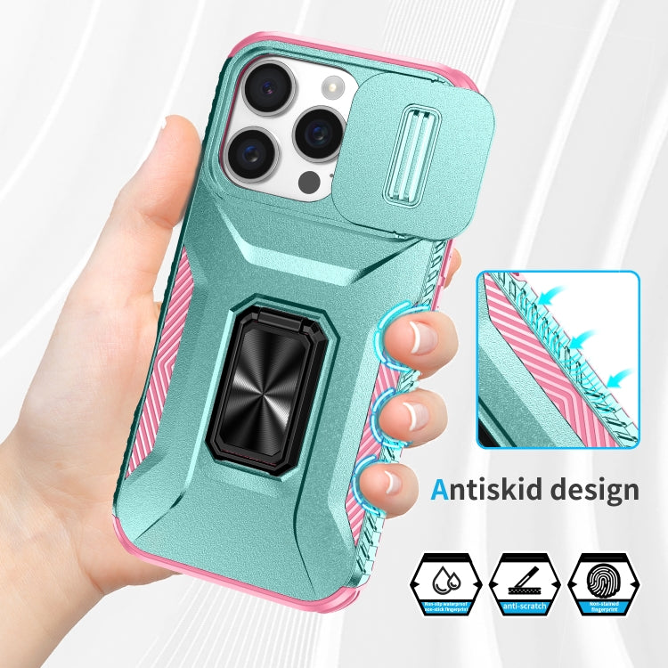 For iPhone 16 Pro Max Sliding Camshield Holder Phone Case