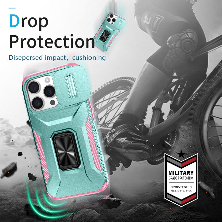 For iPhone 16 Pro Max Sliding Camshield Holder Phone Case