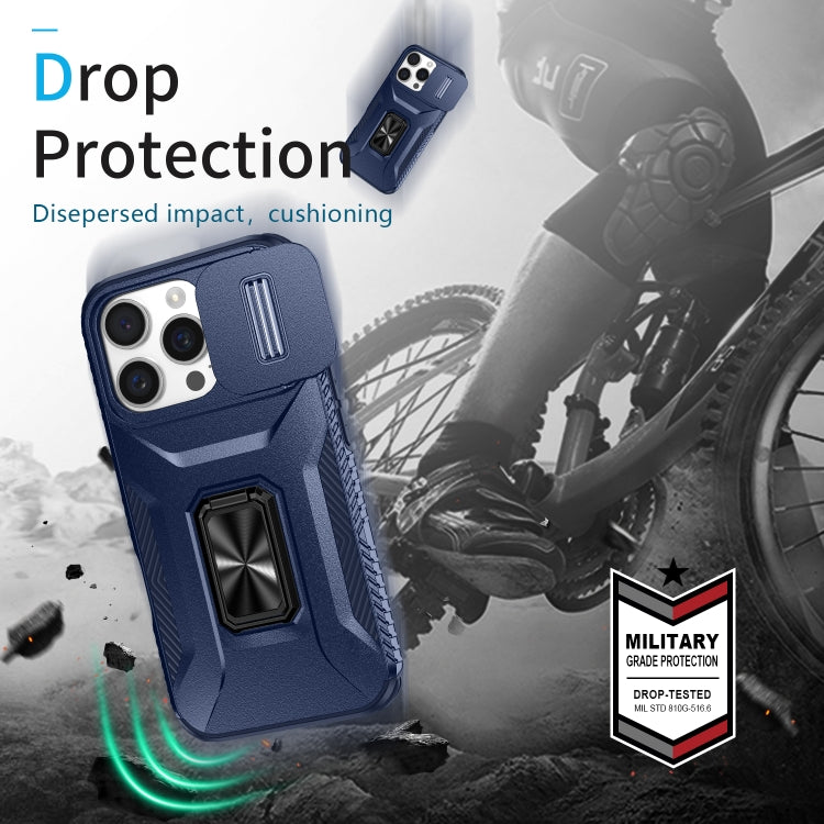 For iPhone 16 Pro Max Sliding Camshield Holder Phone Case