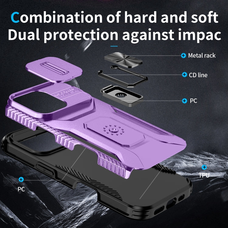 For iPhone 16 Pro Max Sliding Camshield Holder Phone Case