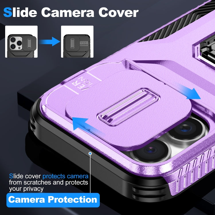 For iPhone 16 Pro Max Sliding Camshield Holder Phone Case