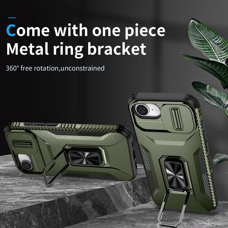 For iPhone 17e / 16e Sliding Camshield Holder Phone Case