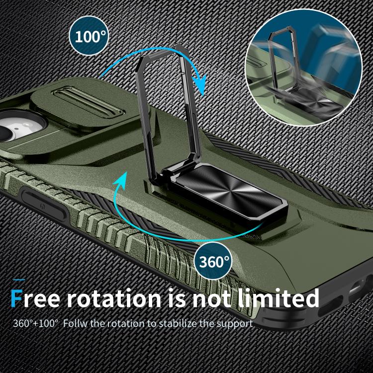 For iPhone 17e / 16e Sliding Camshield Holder Phone Case