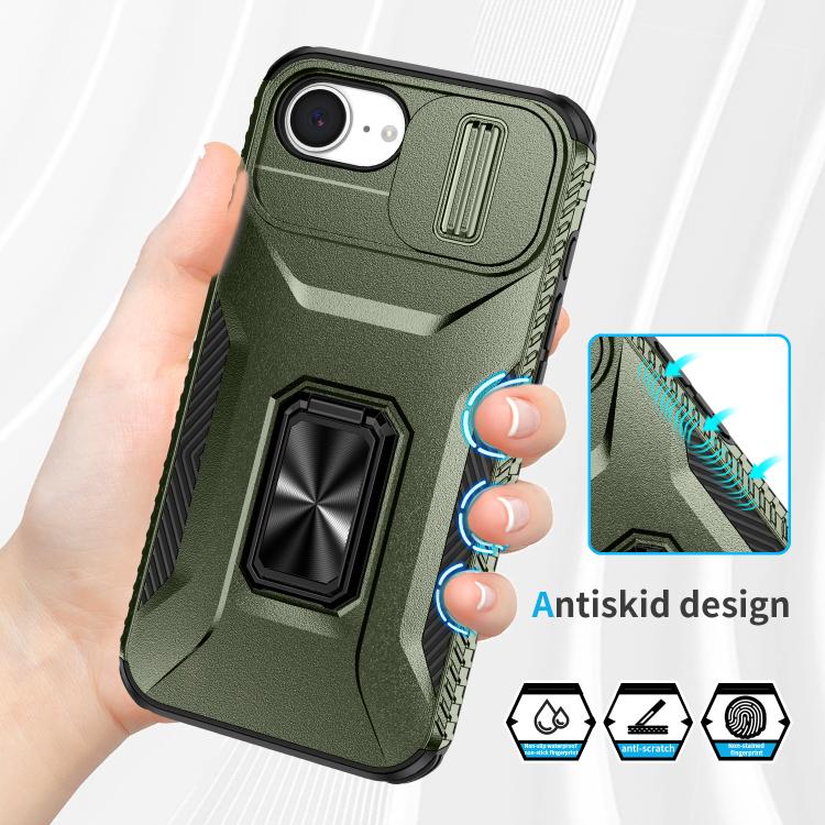 For iPhone 17e / 16e Sliding Camshield Holder Phone Case