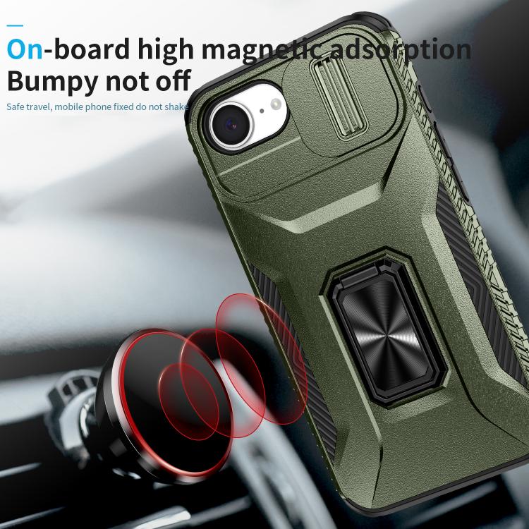 For iPhone 17e / 16e Sliding Camshield Holder Phone Case