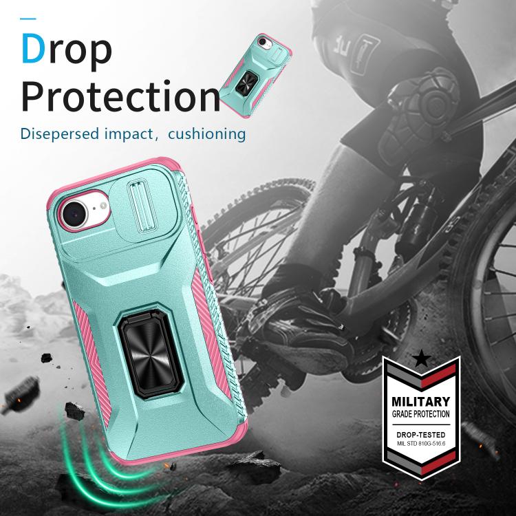 For iPhone 17e / 16e Sliding Camshield Holder Phone Case