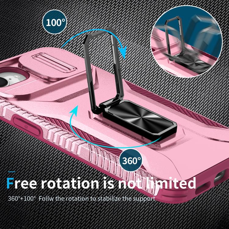 For iPhone 17e / 16e Sliding Camshield Holder Phone Case