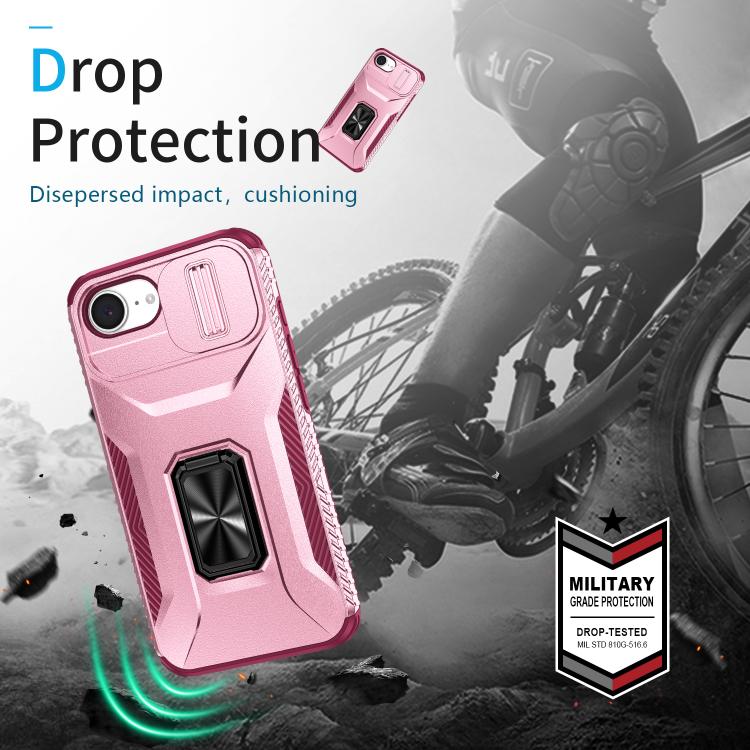 For iPhone 17e / 16e Sliding Camshield Holder Phone Case