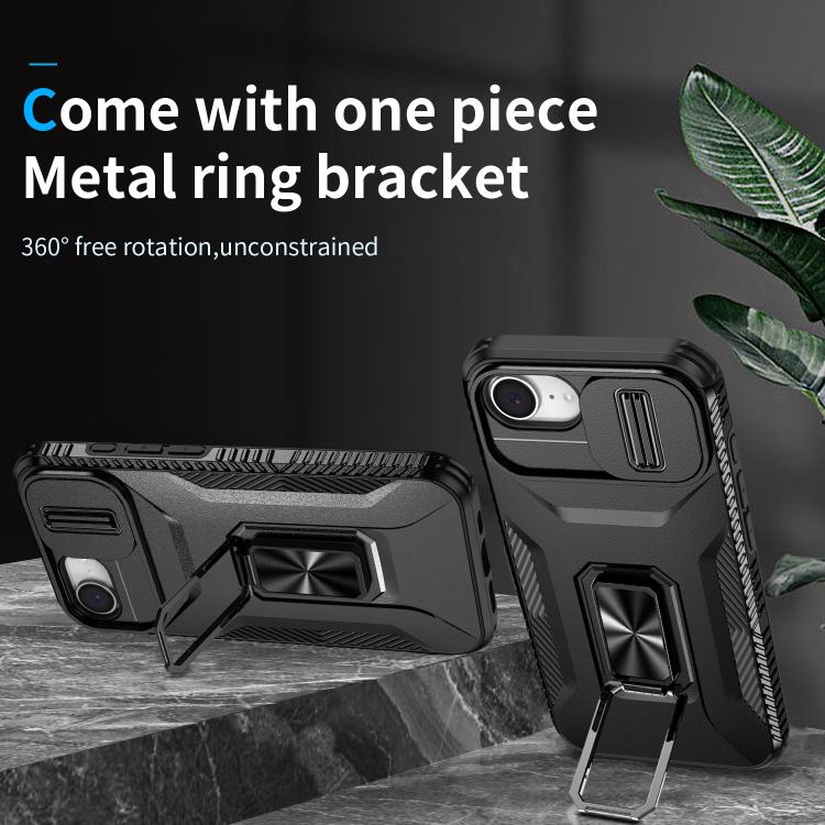 For iPhone 17e / 16e Sliding Camshield Holder Phone Case