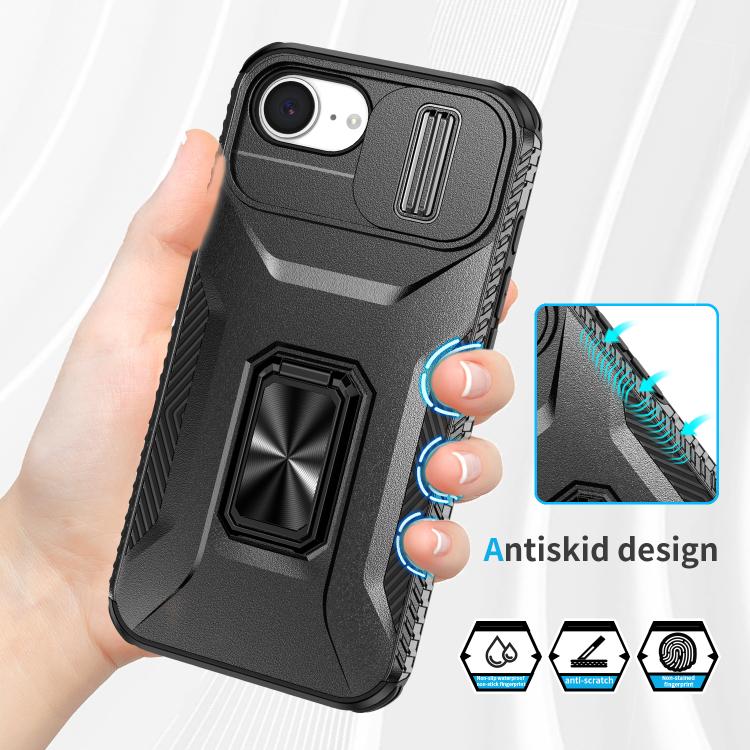 For iPhone 17e / 16e Sliding Camshield Holder Phone Case