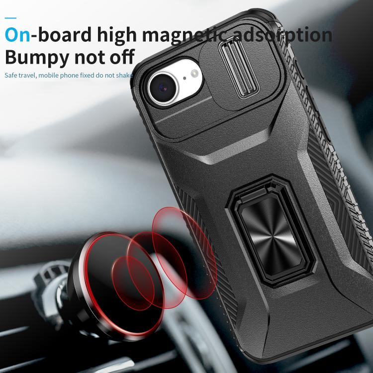 For iPhone 17e / 16e Sliding Camshield Holder Phone Case