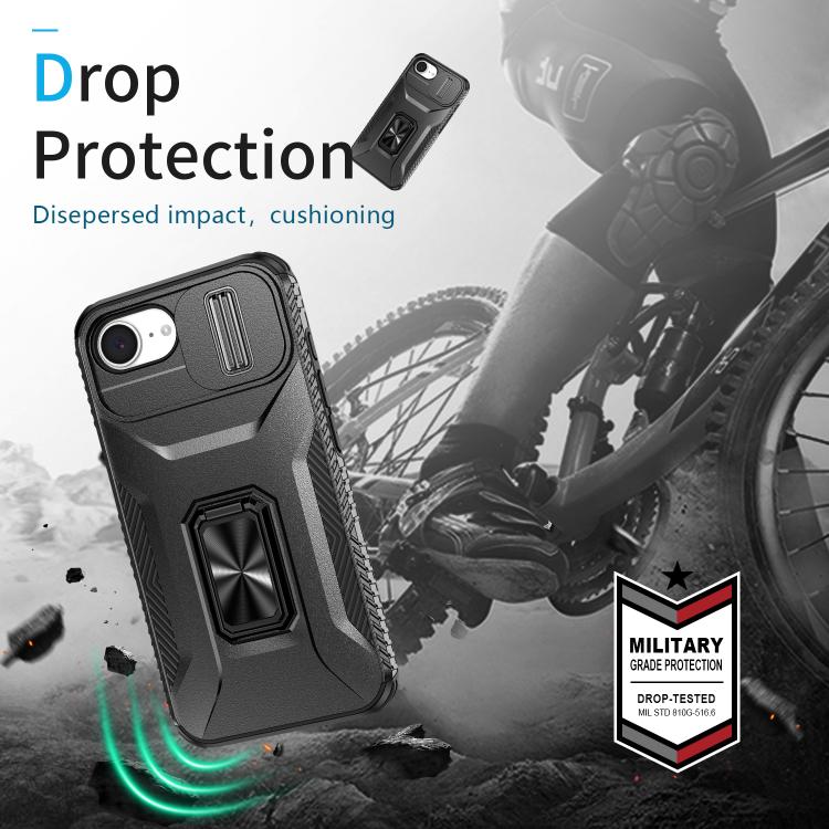 For iPhone 17e / 16e Sliding Camshield Holder Phone Case