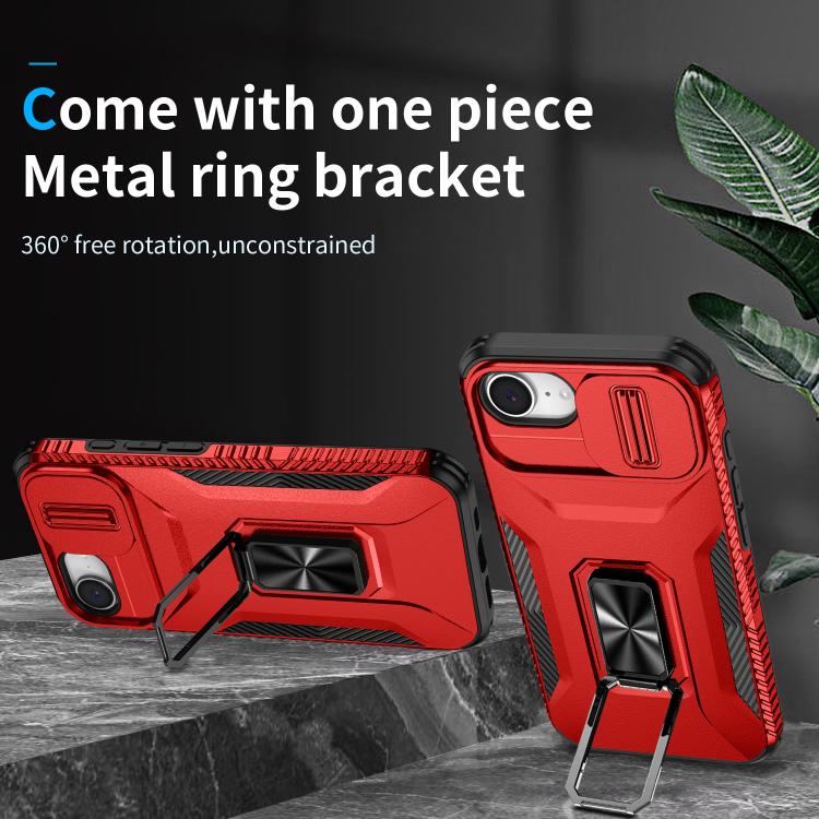 For iPhone 17e / 16e Sliding Camshield Holder Phone Case
