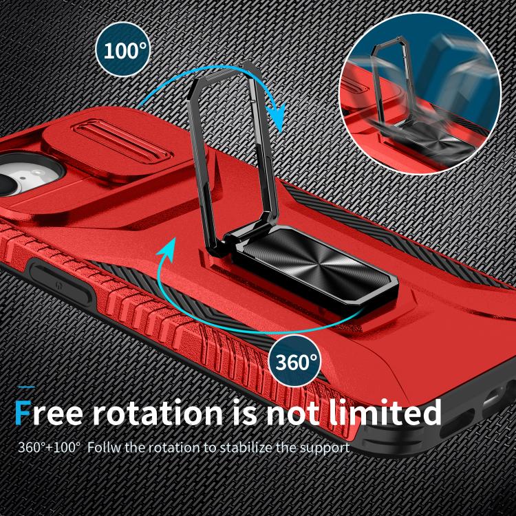 For iPhone 17e / 16e Sliding Camshield Holder Phone Case