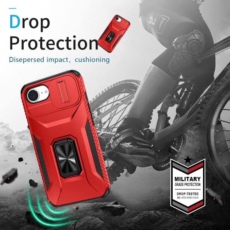 For iPhone 17e / 16e Sliding Camshield Holder Phone Case
