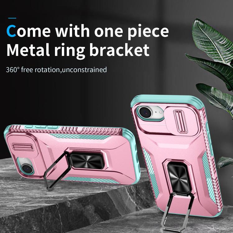 For iPhone 17e / 16e Sliding Camshield Holder Phone Case