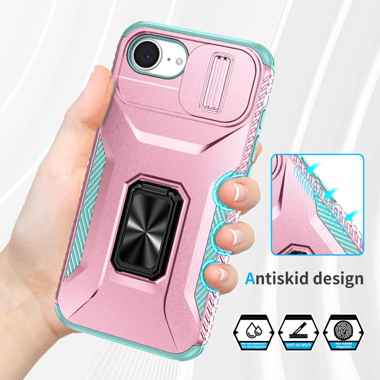 For iPhone 17e / 16e Sliding Camshield Holder Phone Case