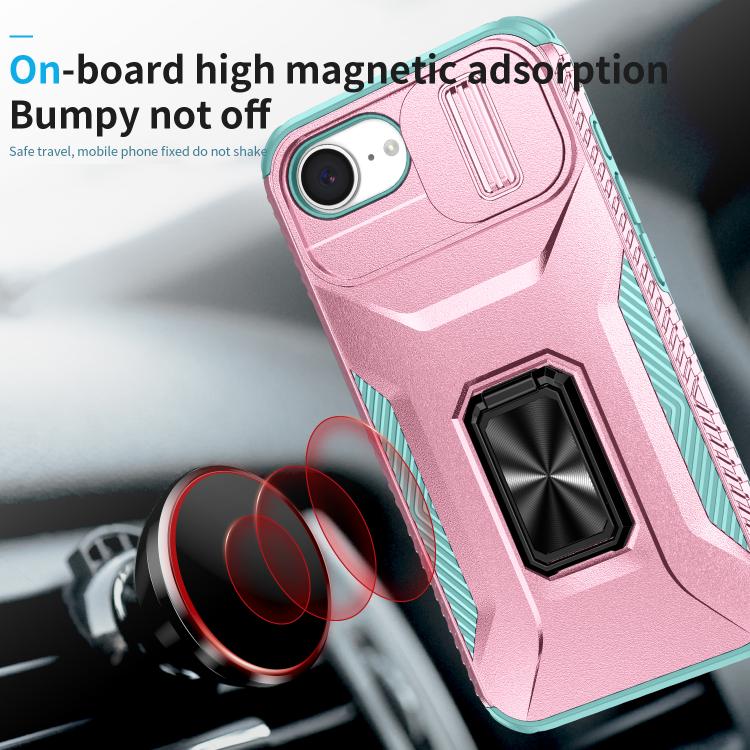 For iPhone 17e / 16e Sliding Camshield Holder Phone Case