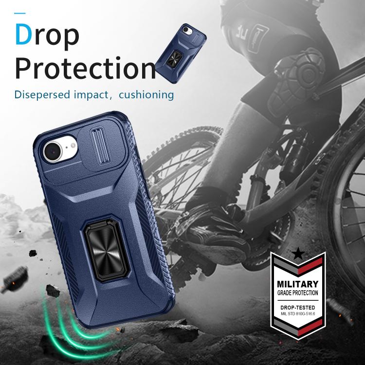 For iPhone 17e / 16e Sliding Camshield Holder Phone Case