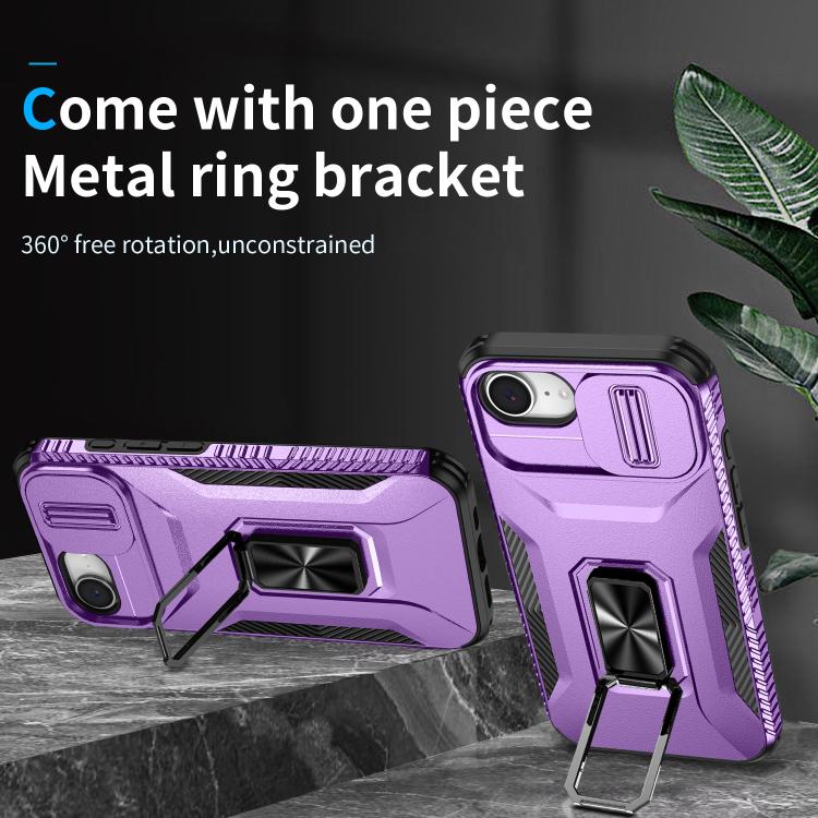 For iPhone 17e / 16e Sliding Camshield Holder Phone Case