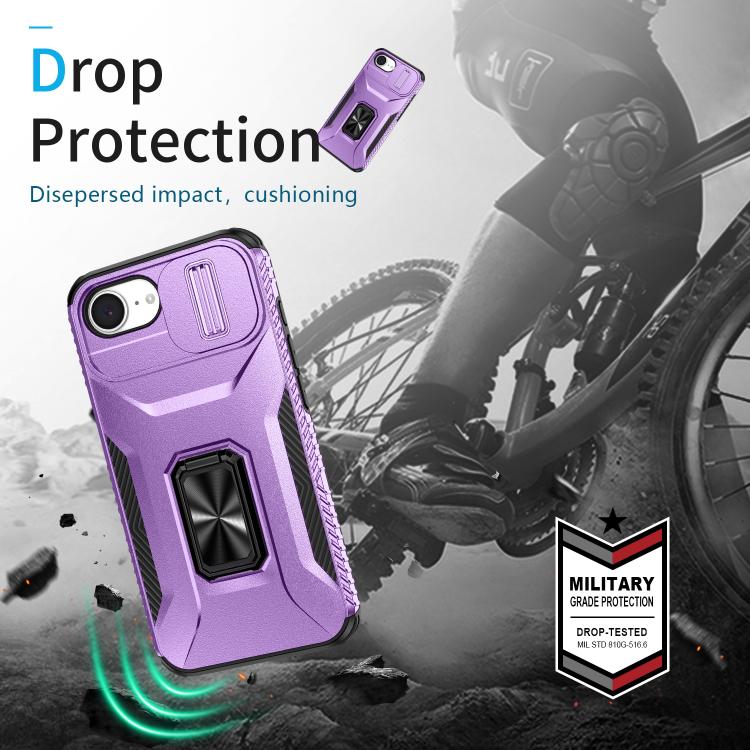 For iPhone 17e / 16e Sliding Camshield Holder Phone Case