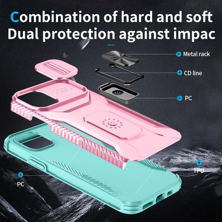 For iPhone 11 Pro Sliding Camshield Holder Phone Case